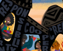 Load image into Gallery viewer, Children's Wall Art "Joyous Kwanzaa"