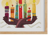 Load image into Gallery viewer, Kwanzaa Kinara Art Work Digital Download