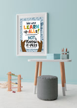 Load image into Gallery viewer, "We Are Learn-it-alls" Digital Artwork, Instant Download