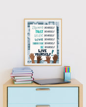 Load image into Gallery viewer, "Live Yourself" Digital Artwork, Instant Download