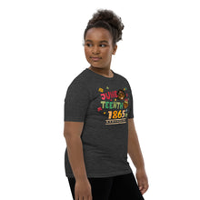 Load image into Gallery viewer, Juneteenth 1865 Kids Youth T-shirt dark grey