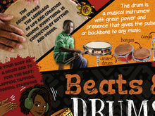 Load image into Gallery viewer, Beats and Drums Poster 18x24 inches