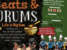Load image into Gallery viewer, Beats and Drums Poster 18x24 inches
