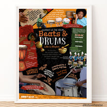 Load image into Gallery viewer, Beats and Drums Poster 18x24 inches
