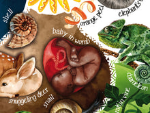 Load image into Gallery viewer, Swirls All Around Kids Poster 24x18 inches