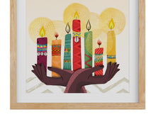 Load image into Gallery viewer, Kwanzaa Kinara Art Work Digital Download
