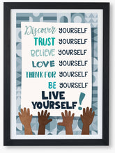Load image into Gallery viewer, &quot;Live Yourself&quot; Digital Artwork, Instant Download

