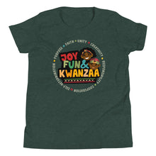 Load image into Gallery viewer, Kwanzaa Kids T-shirt Unisex "Joy, Fun &amp; Kwanzaa"
