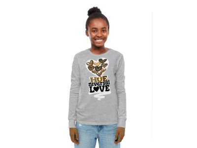 HUEniversal Love - Grey Long Sleeve